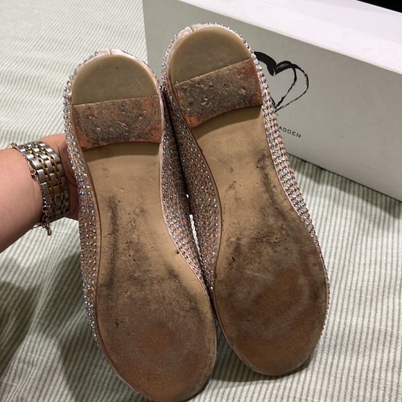 Steve Madden pink blush I-dreemy sparkly flats - Picture 4 of 7